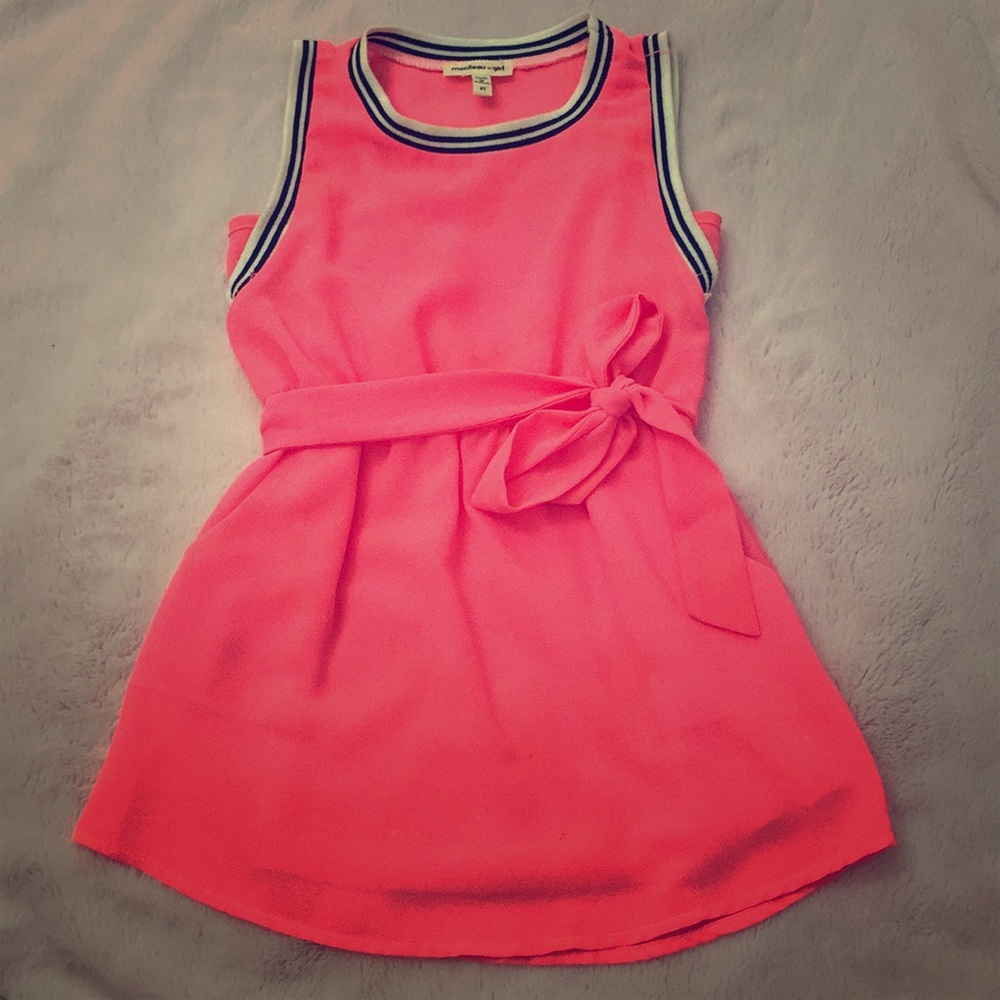 Cute Monteau little dress for little girls.